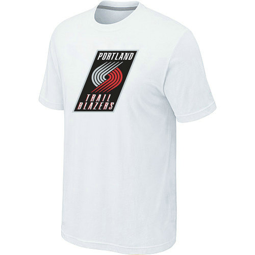 NBA Men's Portland Trail Blazers Big & Tall Primary Logo T-Shirt - White